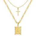 Sola™ - Collana con Iniziali Incrociate in Oro - Set