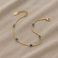 Oro Catena Bracciale con Zirconia