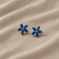 Orecchini floreali in zirconia