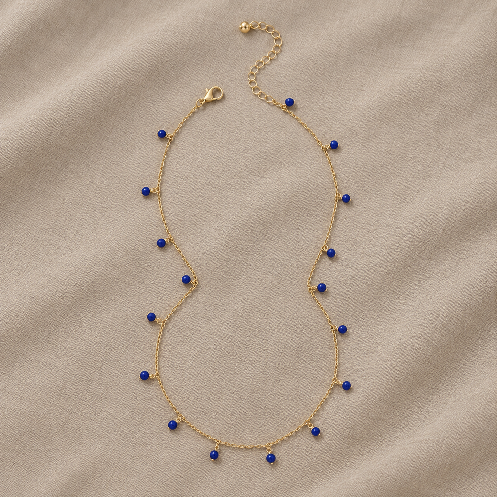 Choker con Pietra Blu