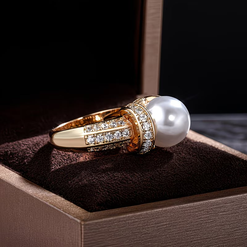 L'Anello con Perla Corona