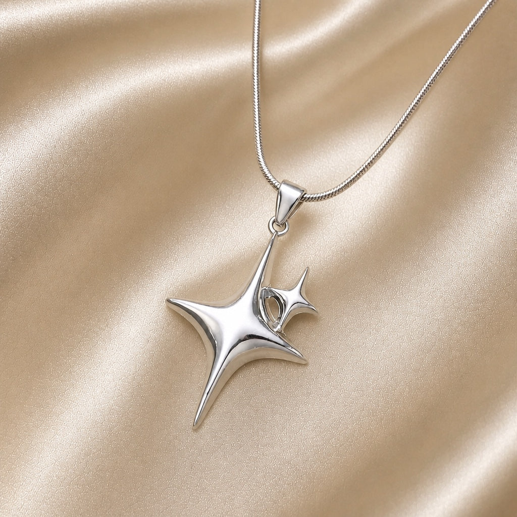 Collana Nordstjerne in White Gold