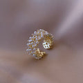 Anello Premium Foglia di Perla