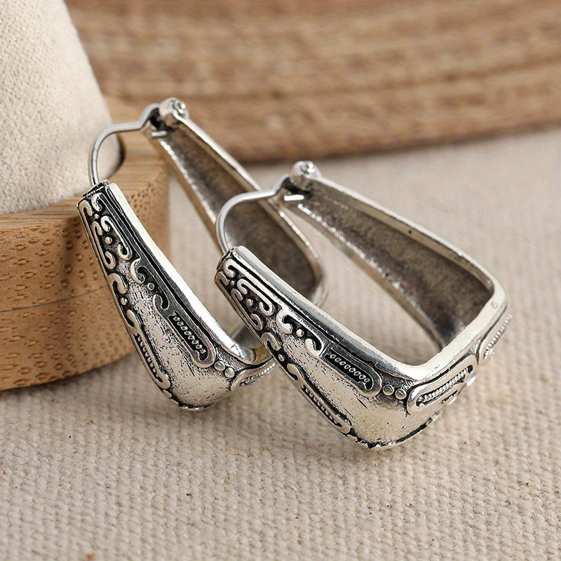 Orecchini a cerchio vintage geometrici etnici boho