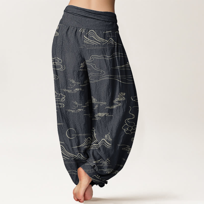 Aurienne™ - Pantaloni Design Montagna & Luna