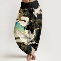 Aureline™ – Pantaloni Design con Gru Fortunata