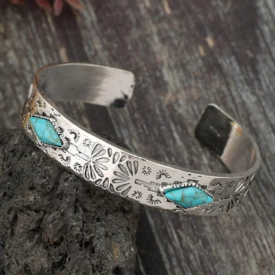 Bracciale Totem Turquoise Vintage Bohemien Western