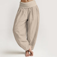 Avalisse™ - Pantaloni Harem in Cotone Puro