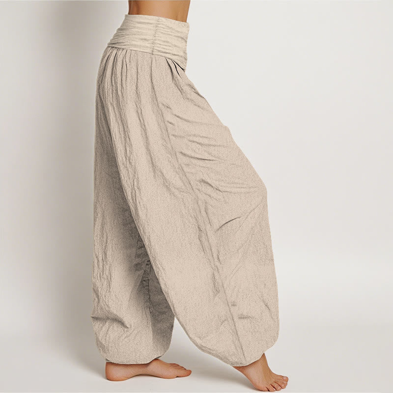 Avalisse™ - Pantaloni Harem in Cotone Puro