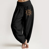 Valleria™ - Pantaloni con Motivo Sole