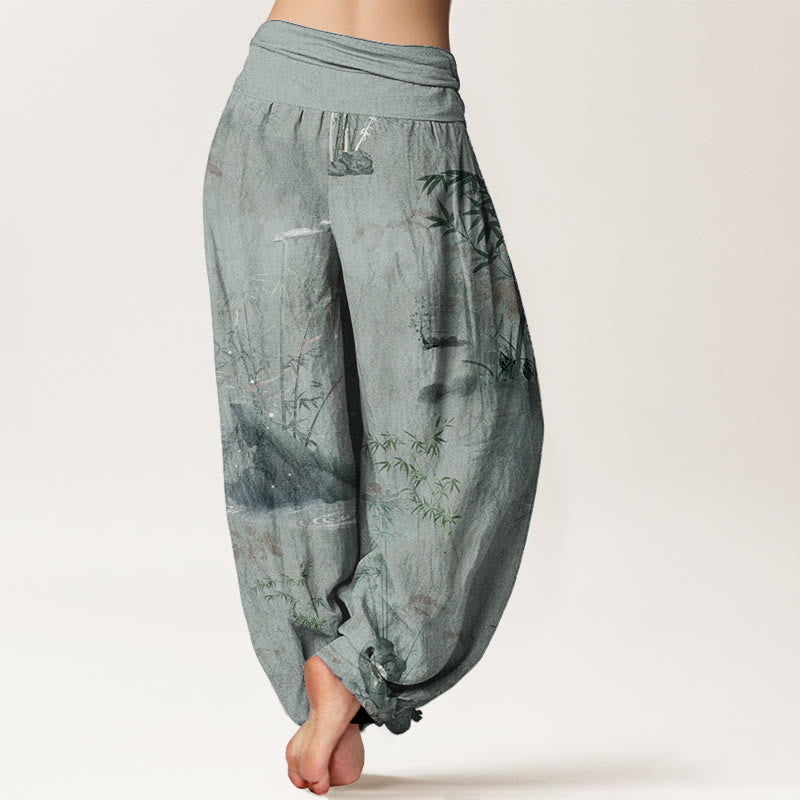 Auroline™ - Pantaloni in Bambù e Pietra