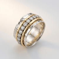 Serenity Zirconia Spin Ring