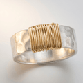 Evia™ - Anello Artigianale in Argento con Design a Spirale