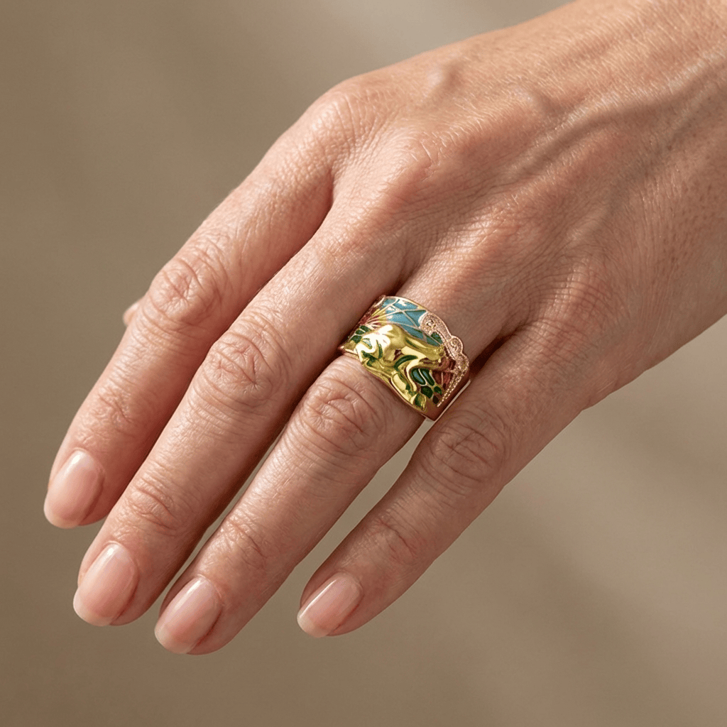 Auria™ - Anello elegante in oro rosa