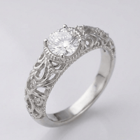 Livia™ - Anello vintage in argento