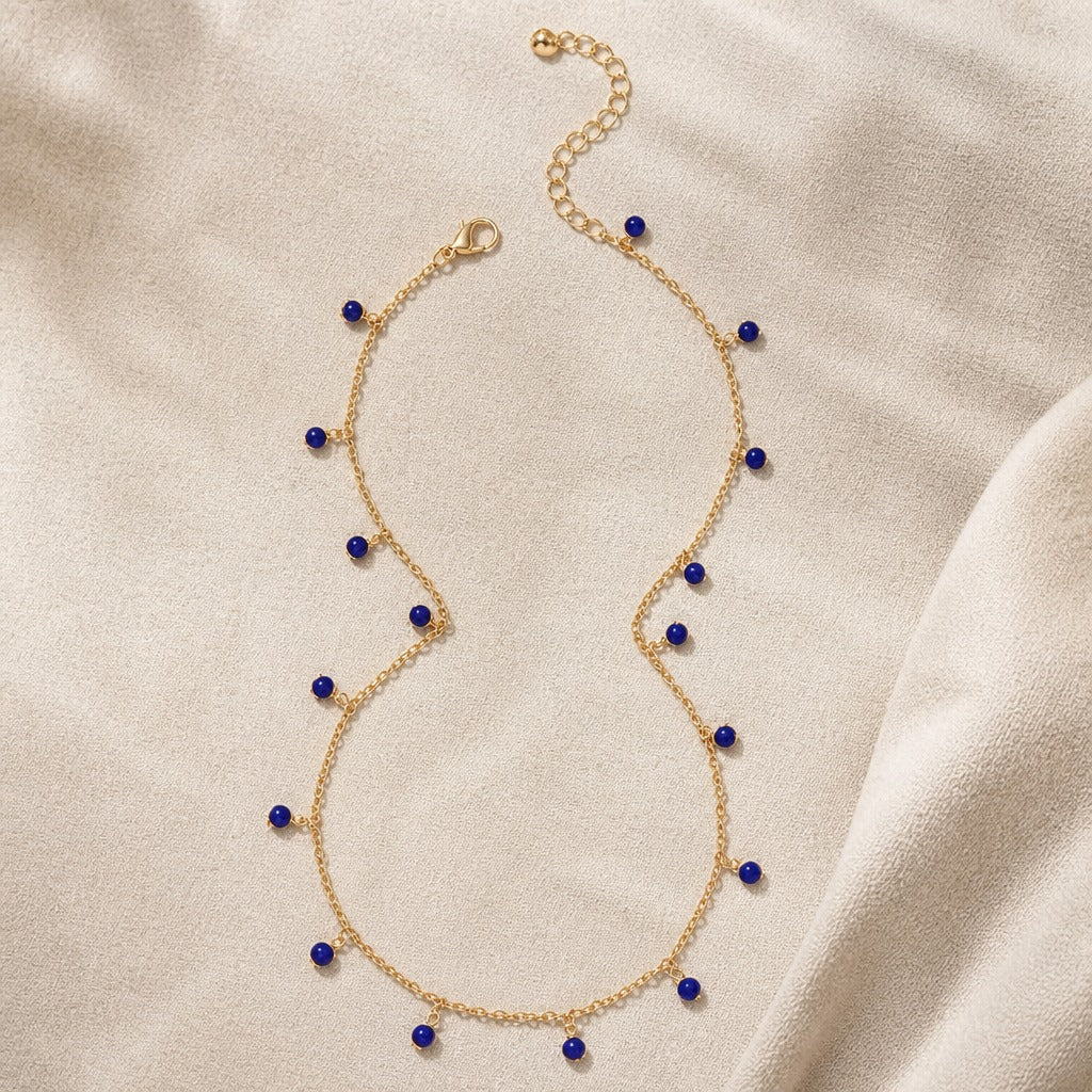 Choker con Pietra Blu