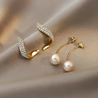 Orecchini in Oro Eleganti con Perle
