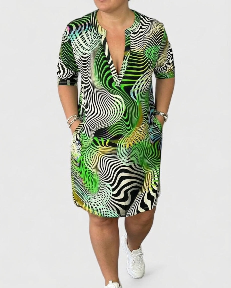 Niamh | Abito V-neck sofisticato