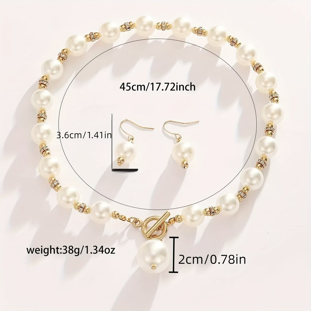Set di Collane di Perle Chunky