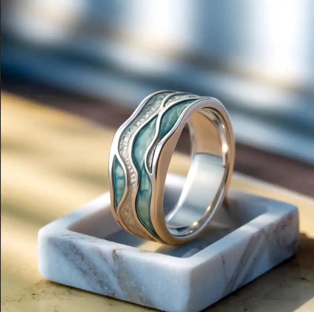Anello Seasilver Turquoise Bubble