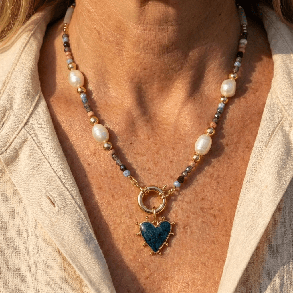 Collana a Cuore Colorato Bohemien