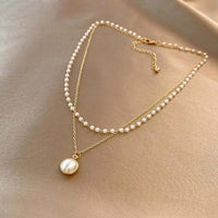 Collana di Perle Brillanti