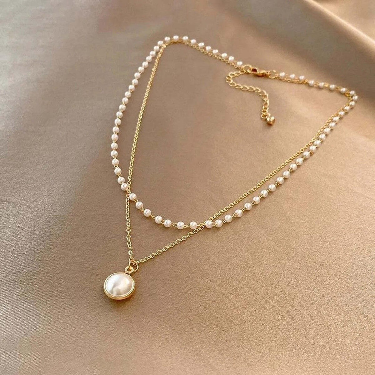 Collana di Perle Brillanti