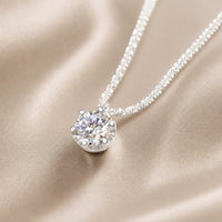 Collana Eternity con Zirconi in Oro Bianco
