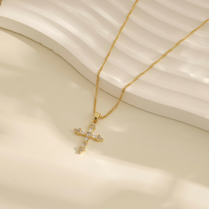 Celeste™ - Collana Incrociata Elegante