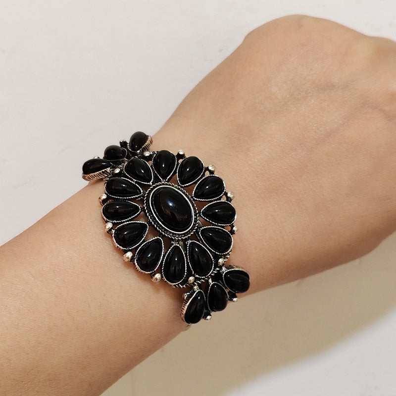 Bracciale Vintage Bohemien Etnico Turchese