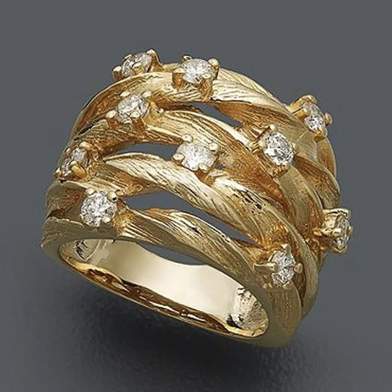 Anello Boho Vintage in Oro