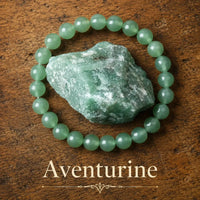 Bracciale in Avventurina Verde per Fortuna, Opportunità e Prosperità