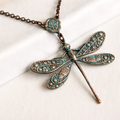 Collana Dragonfly con Perline Multicolori Bohemien