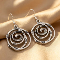 Labirinto Orecchini Vintage in Argento