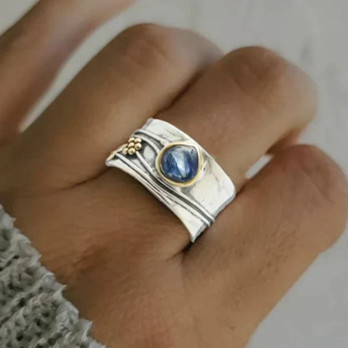 Anello di meditazione in pietra preziosa bohemien