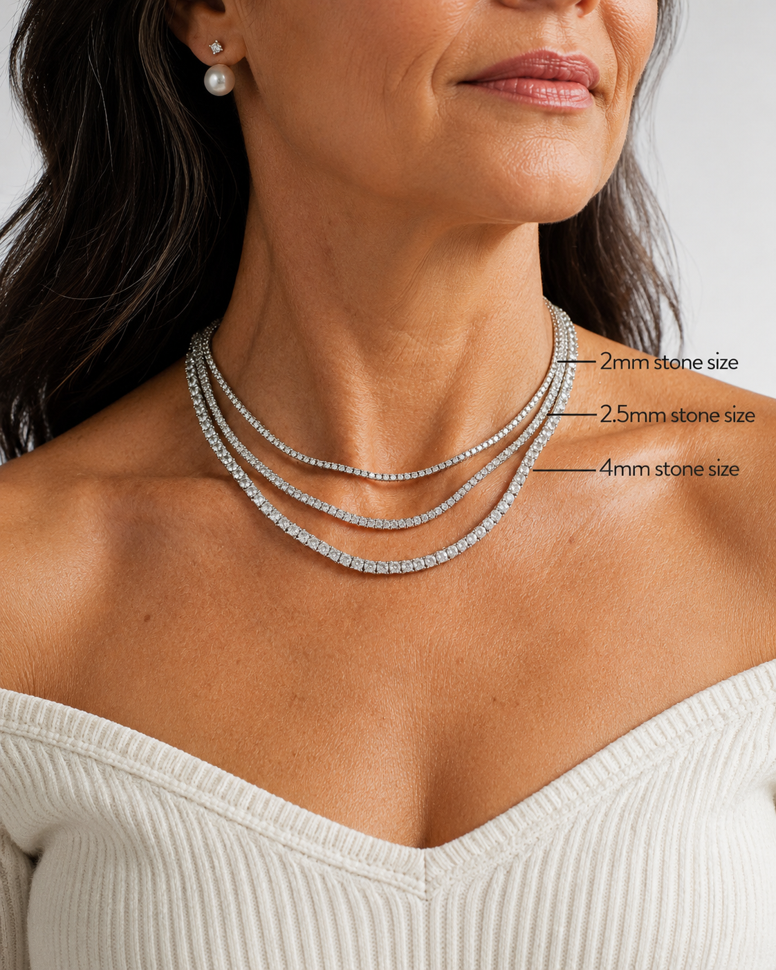 Collana Tennis (4mm)