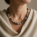 Collana a Filo di Perle di Mezzanotte