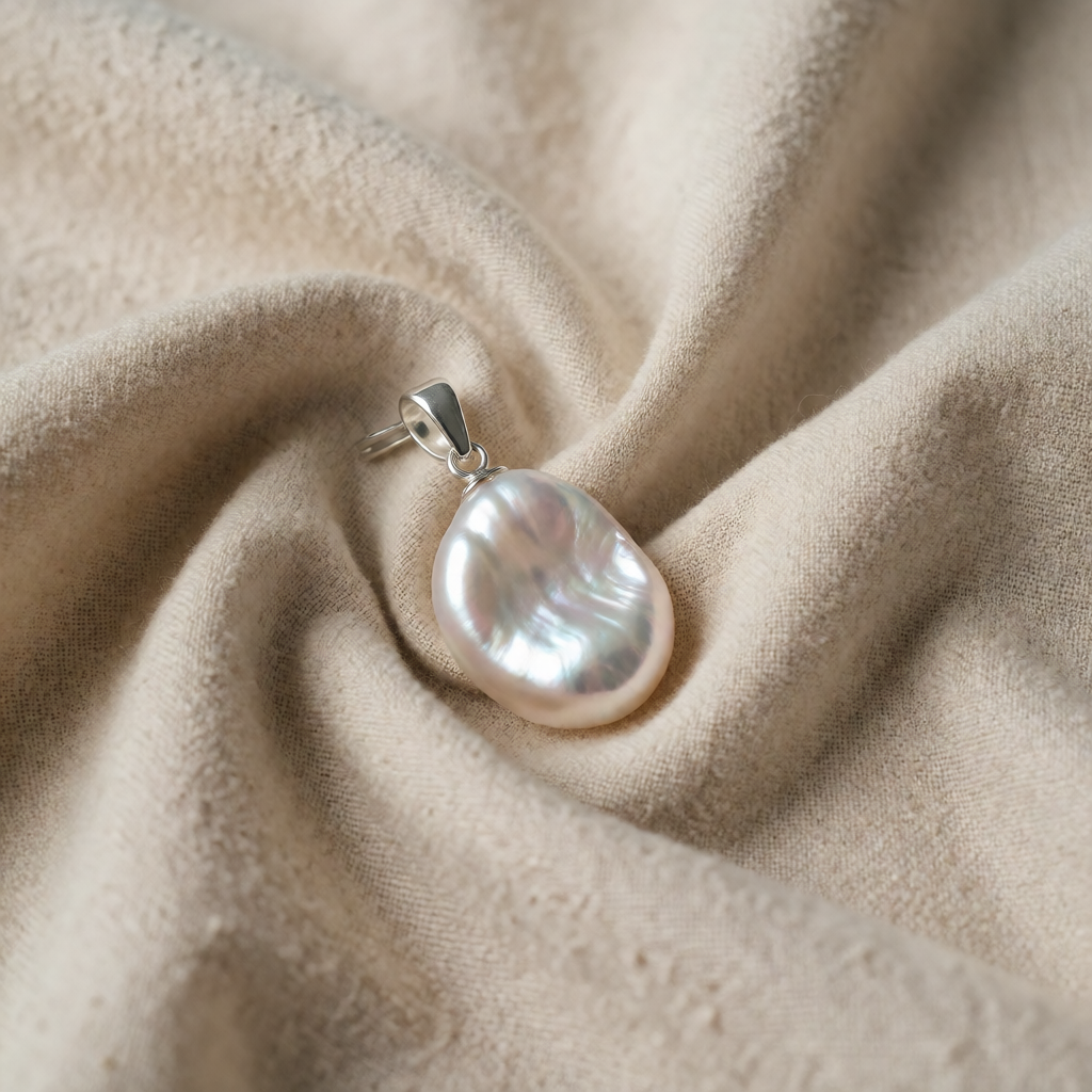 Pendente in Perla Barocca Vintage
