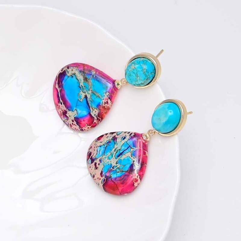 Orecchini in Giada Imperatore Bohemiana