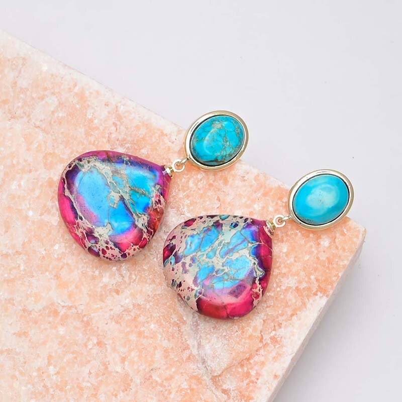 Orecchini in Giada Imperatore Bohemiana