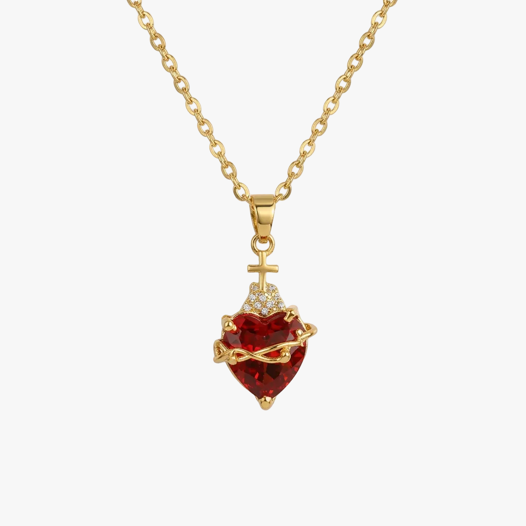 Hjertefred | Collana in Oro Placcato con Simbolo di Fede