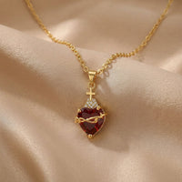 Hjertefred | Collana in Oro Placcato con Simbolo di Fede
