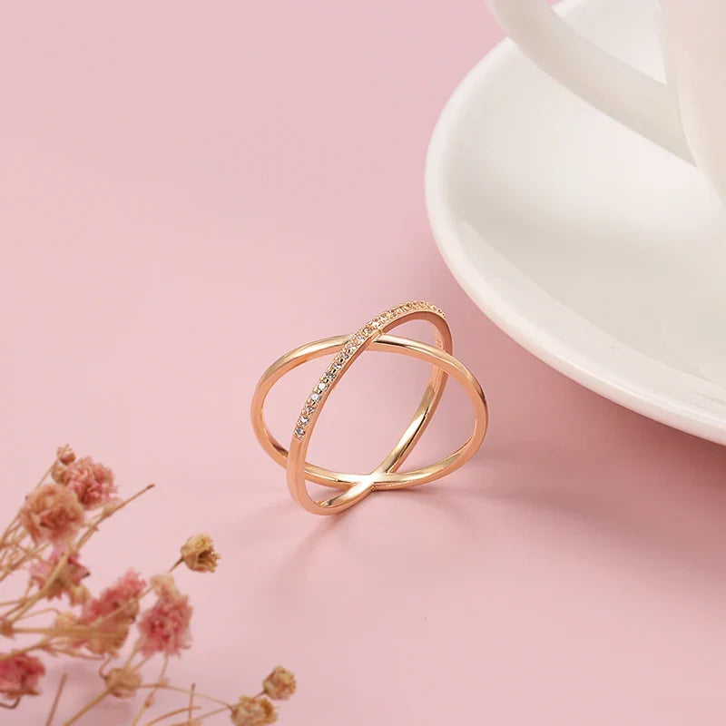 Anello in Oro con Zircone Brillante