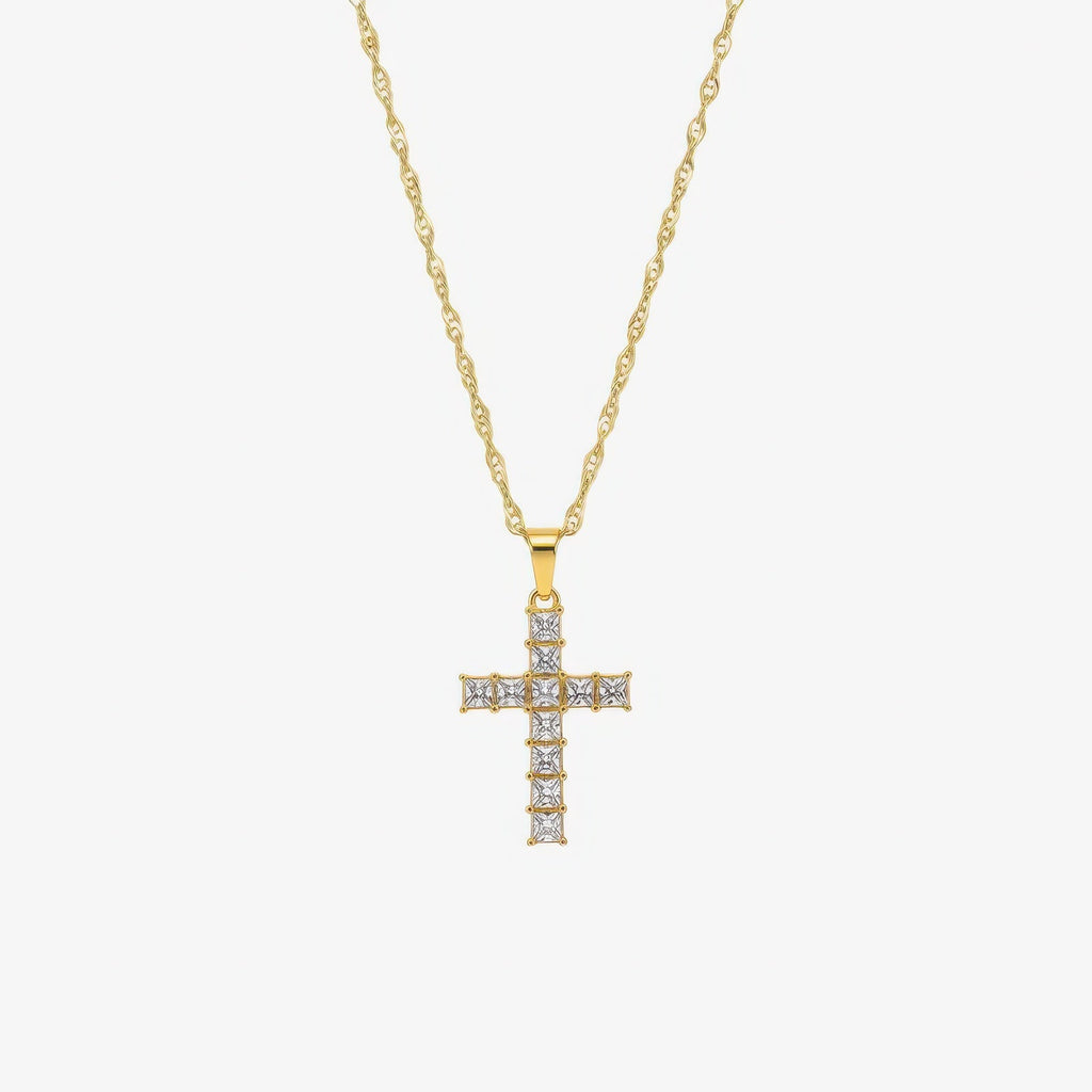 Miracolosa™ - Collana a Croce Prismatica