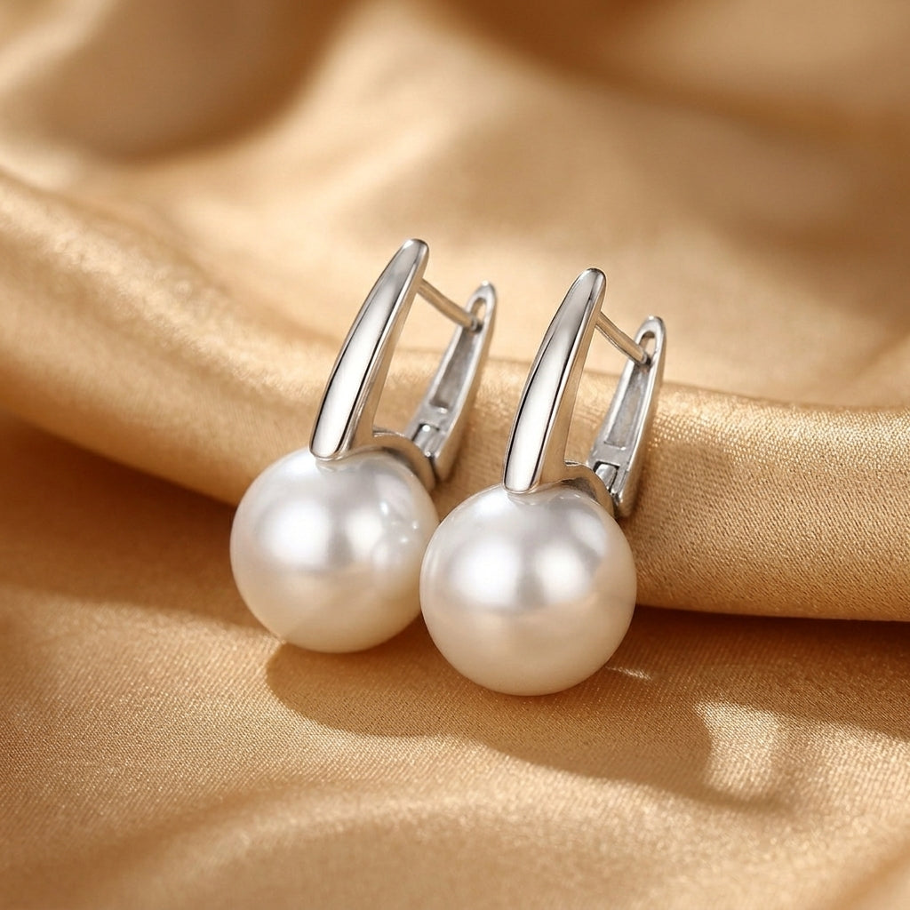 Orecchini Vintage in Perle Dorate