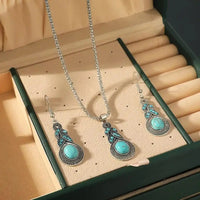 Priscilla™ - Parure Vintage in Turchese