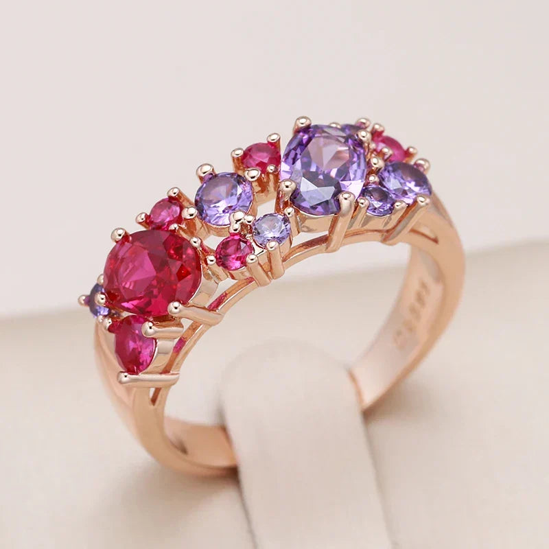 Brillante Anello a Grappolo