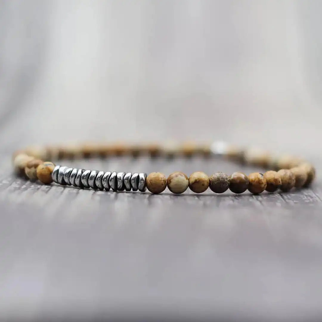 Ermelinda™ - Bracciale Eterno in Pietra Vulcanica