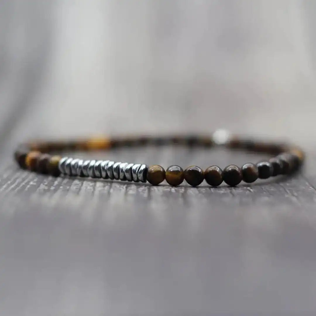 Ermelinda™ - Bracciale Eterno in Pietra Vulcanica