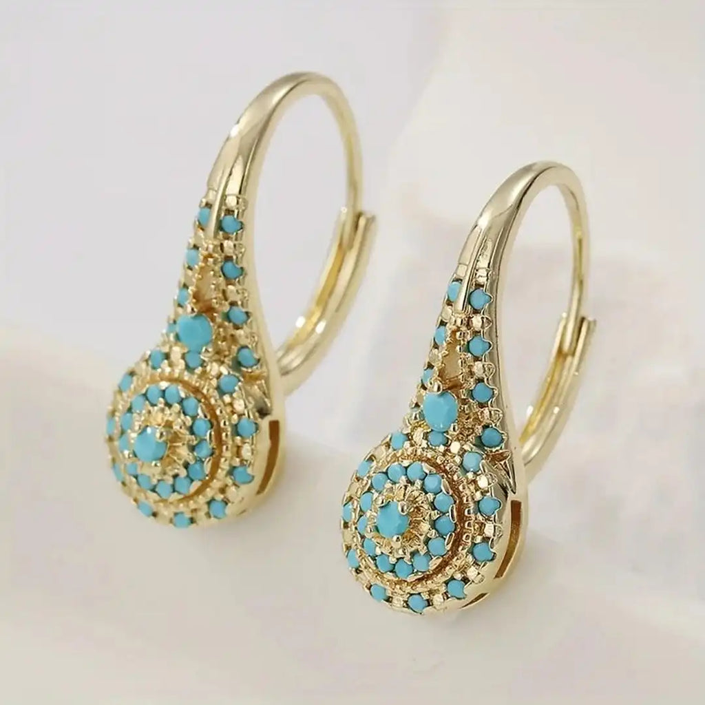 Ludovica™ - Eleganti Orecchini Mandala in Turchese